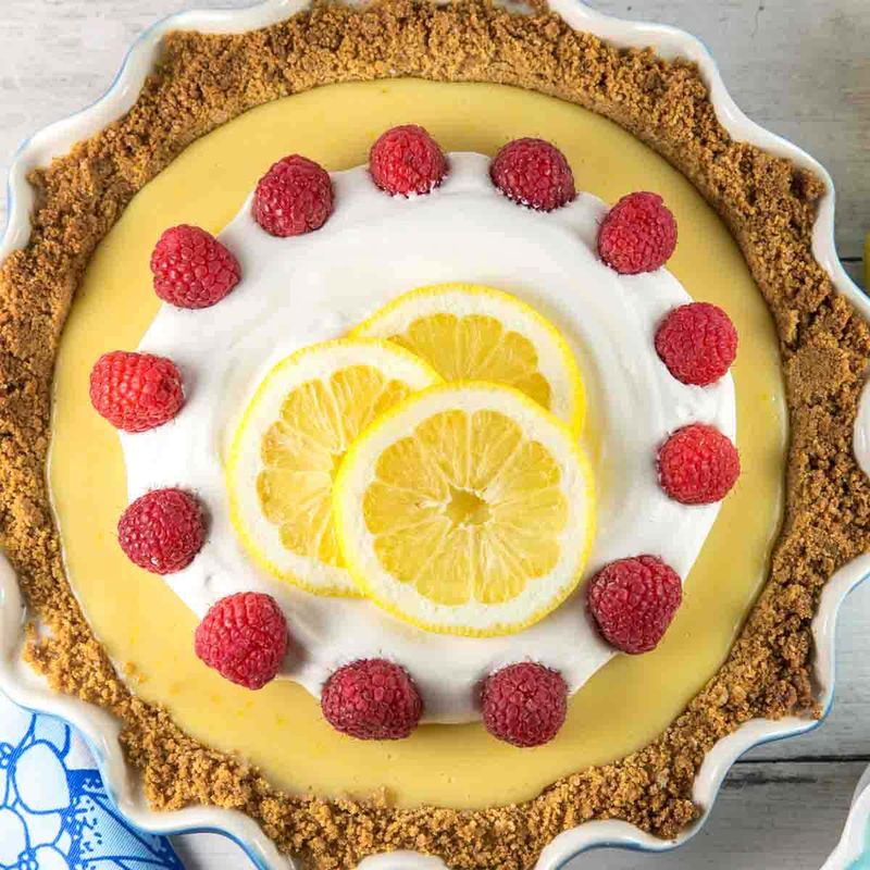 Lemon Spring Tart with Fresh Fruit
