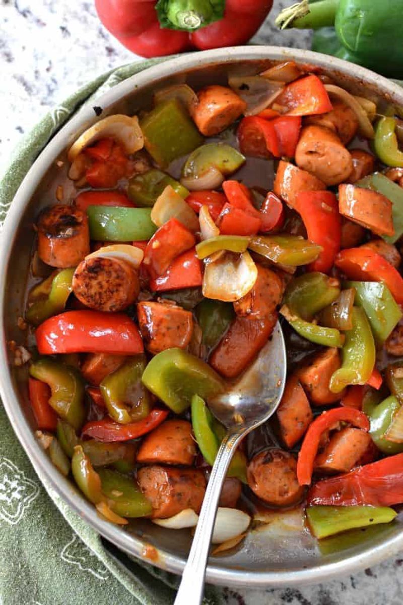 Sausage and pepper bites