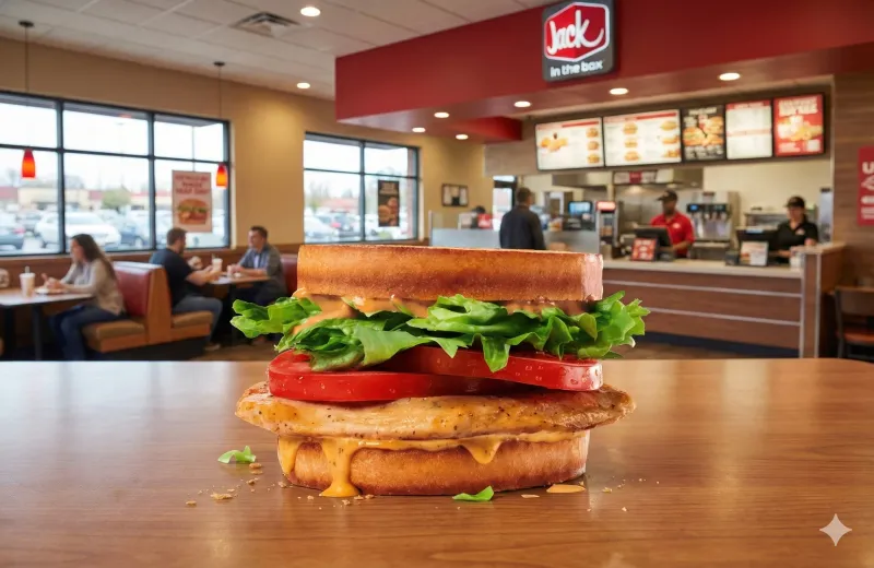 Jack in the Box Cluck Sandwich