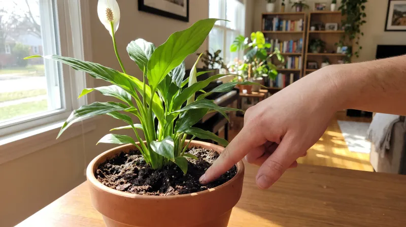 Check the soil before you water