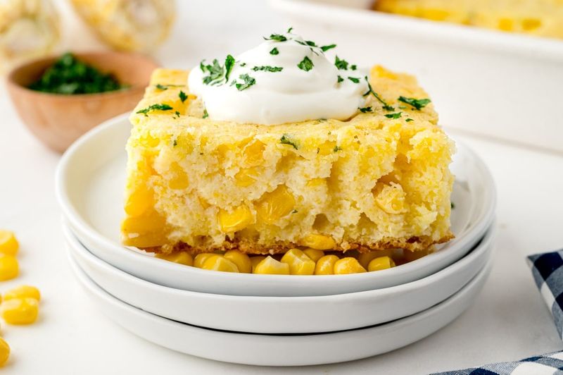Cream Cheese and Corn Kernel Cornbread