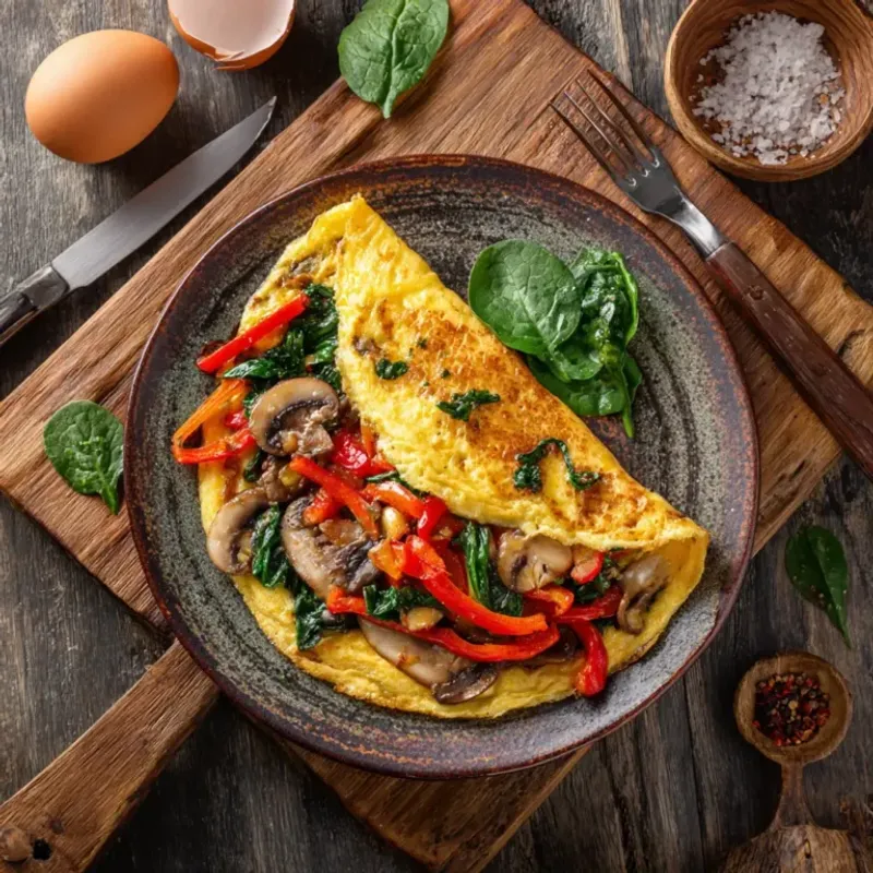 Veggie Omelet or Egg Scramble
