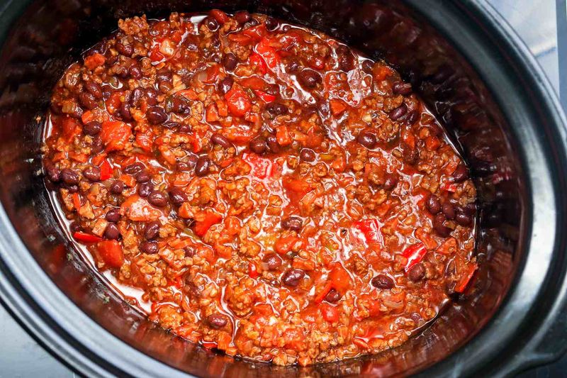 Slow Cooker Italian Sausage Chili