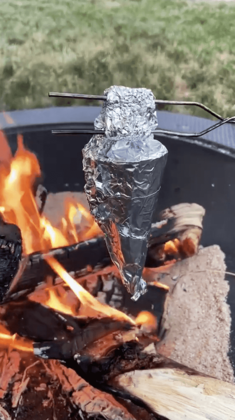 Dessert hack: campfire cones