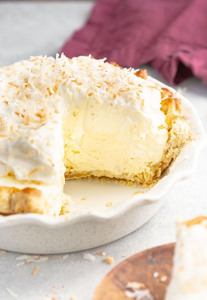 Coconut Cream Pie (No-Bake Style)