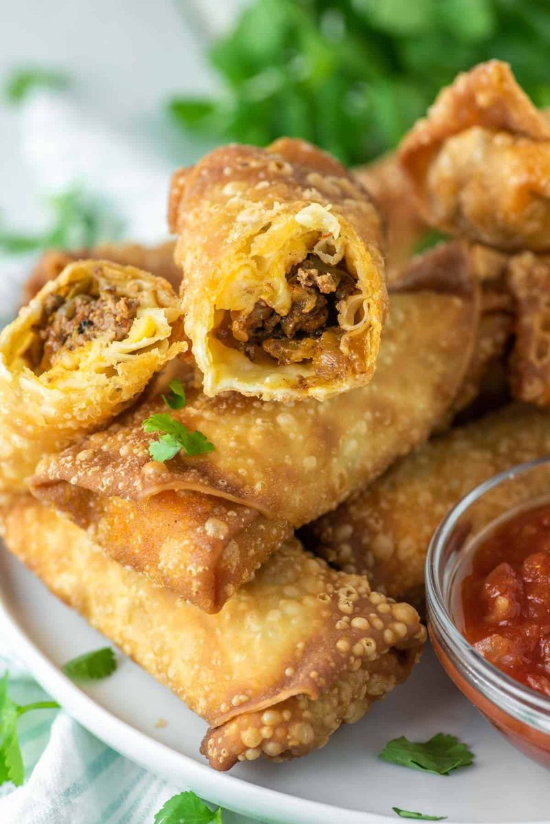 Taco Egg Rolls