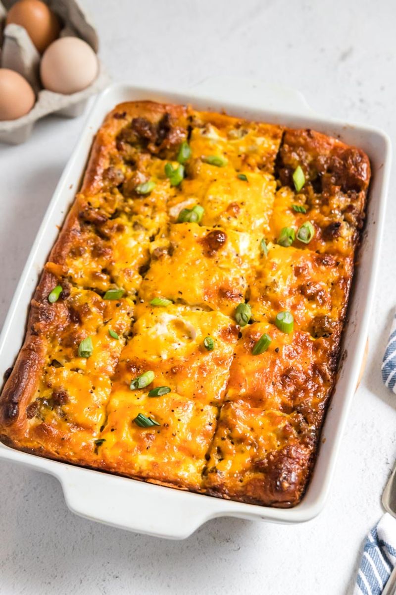 Classic Sausage and Egg Crescent Casserole