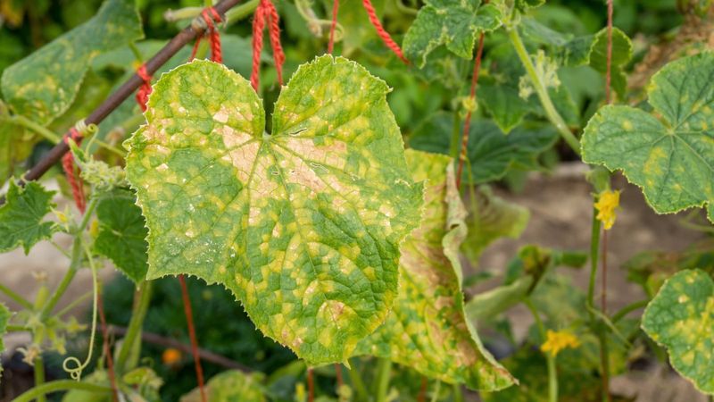 A yellow leaf calls for inspection, not panic
