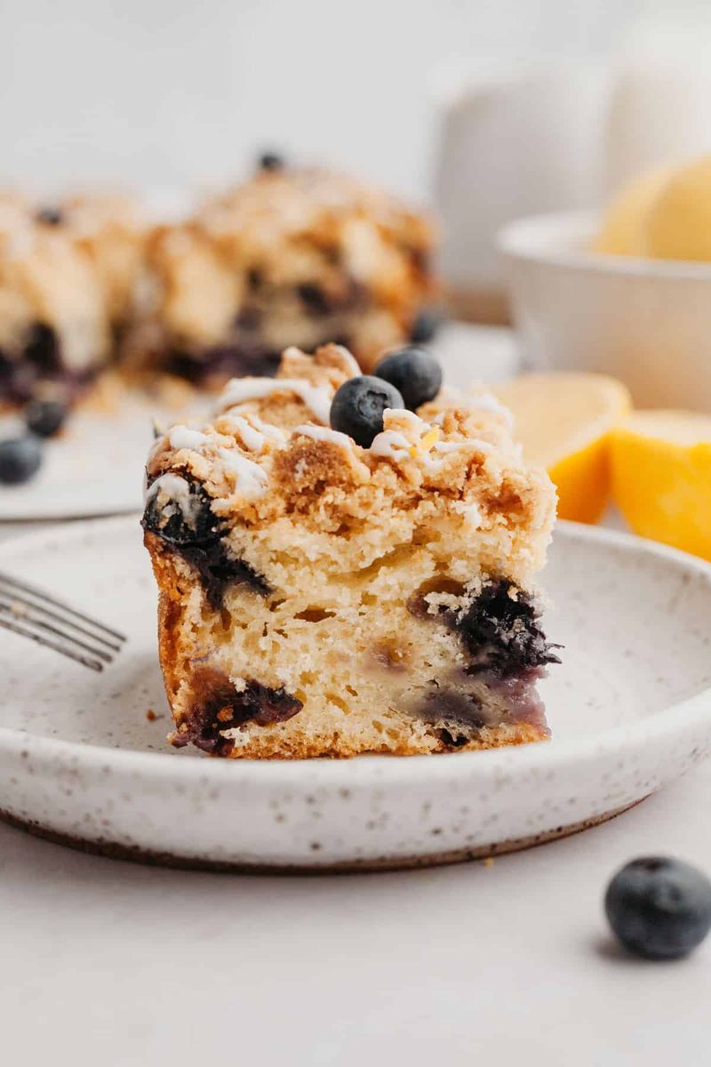 Lemon Blueberry Snack Cake