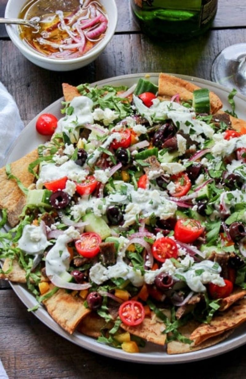 Greek Gyro Nachos