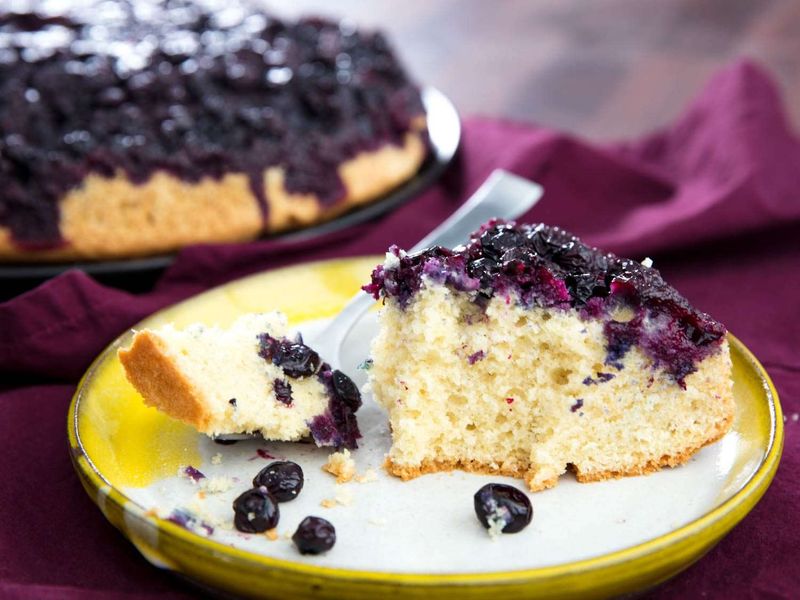 Blueberry Upside-Down Cake