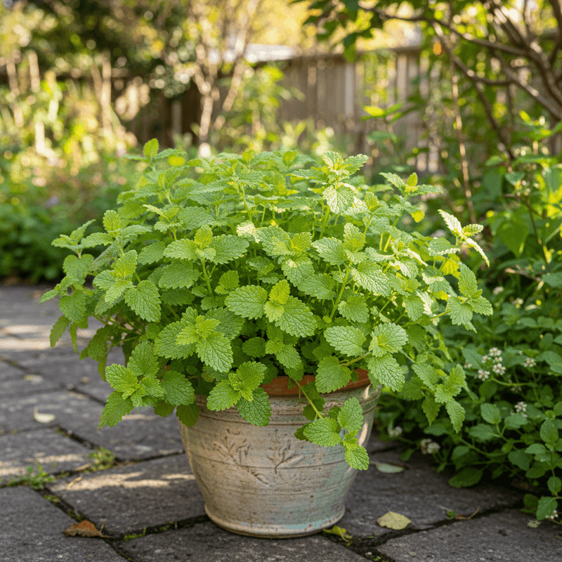 Grow catnip as an herb, not as patio protection