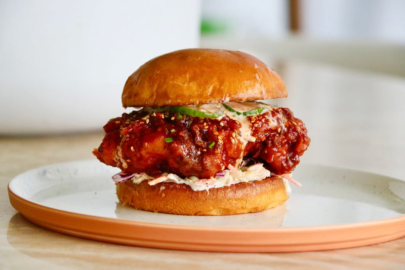 Korean-Style Spicy Chicken Sandwich
