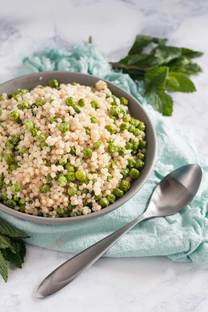 Couscous With Feta And Peas