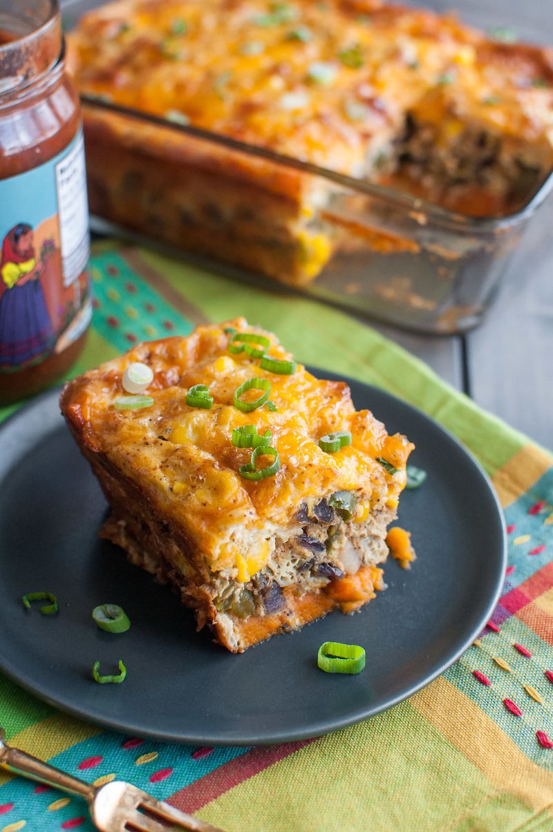 Southwest Sweet Potato Egg Bake