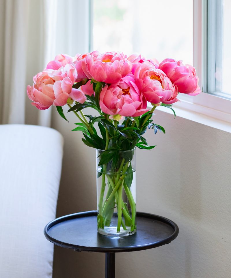 Cool the bouquet after the flowers open
