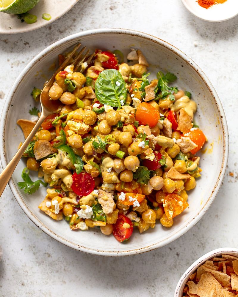 Turmeric Chickpea Salad