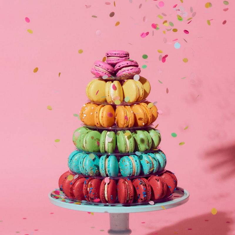 Macarons in Party Colors