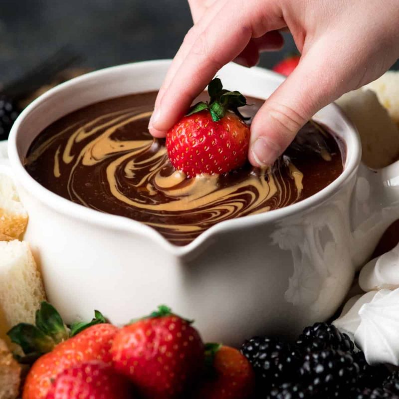 Milk Chocolate Peanut Butter Fondue