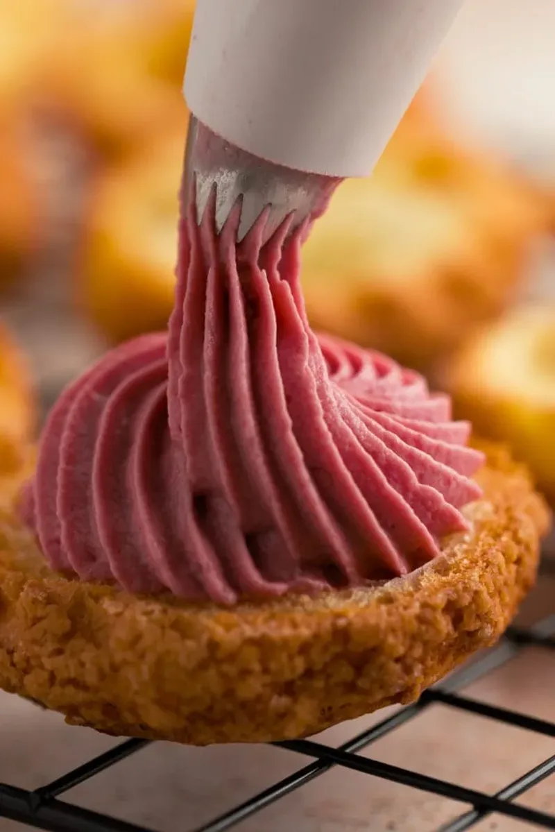 Raspberry Pastry Cream Filling