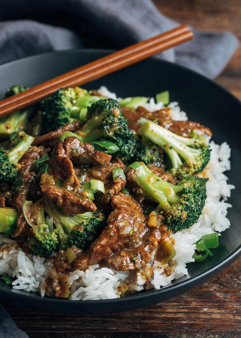 Beef And Broccoli With Jasmine Rice