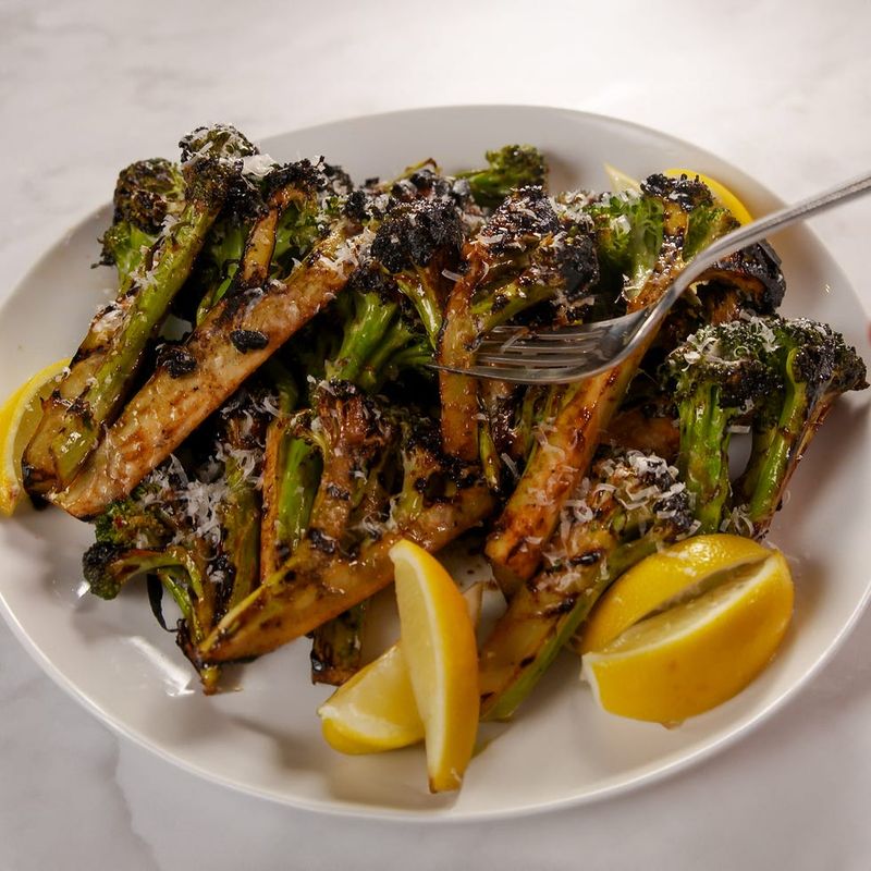 Grilled Broccoli with Smoky Seasonings