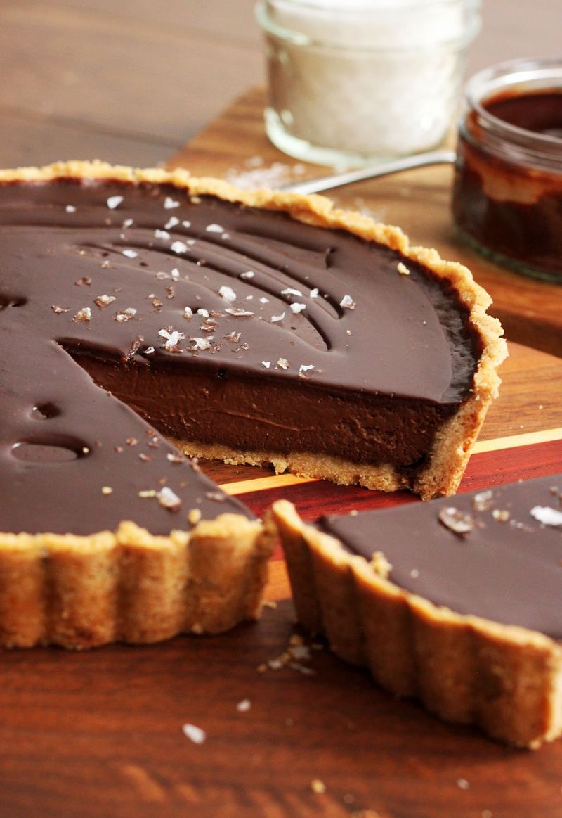 Dark Chocolate Ganache Tart