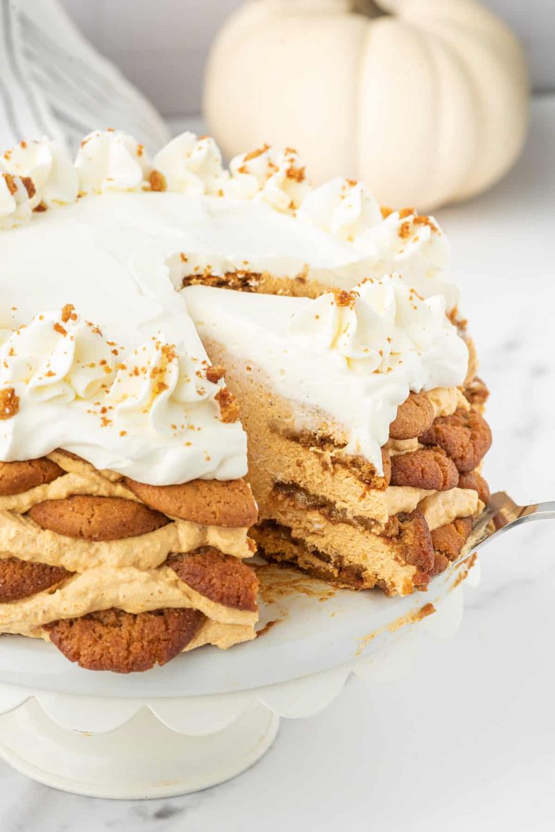 Pumpkin Spice Icebox Cake