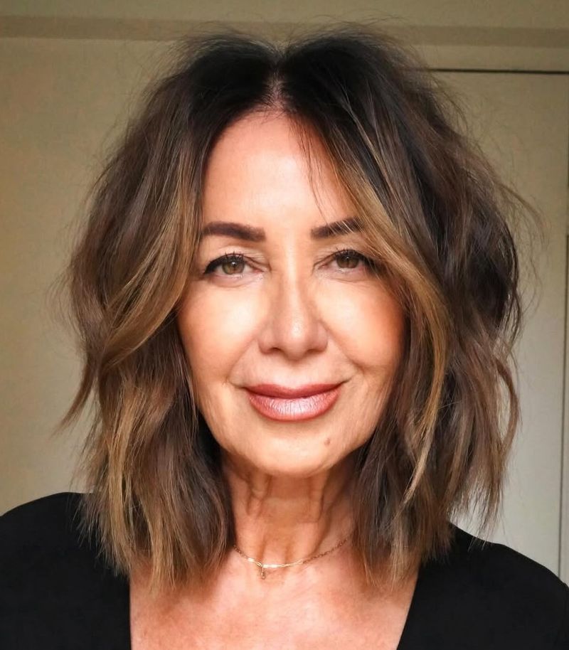 Layered Lob (Long Bob)