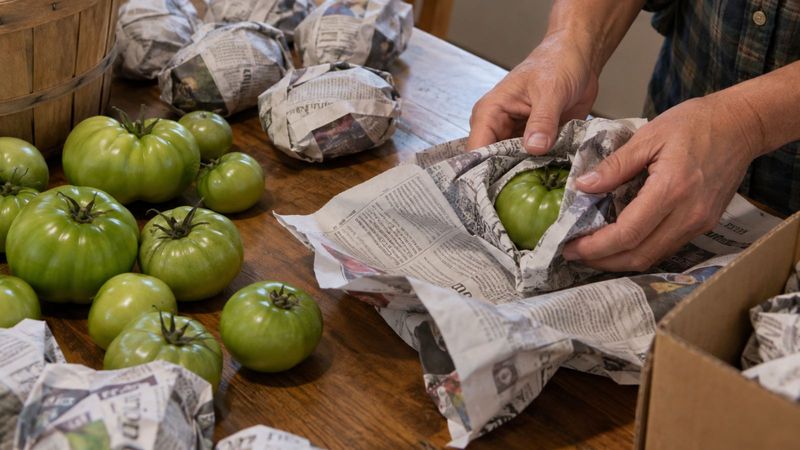 Wrap Each Tomato in Newspaper