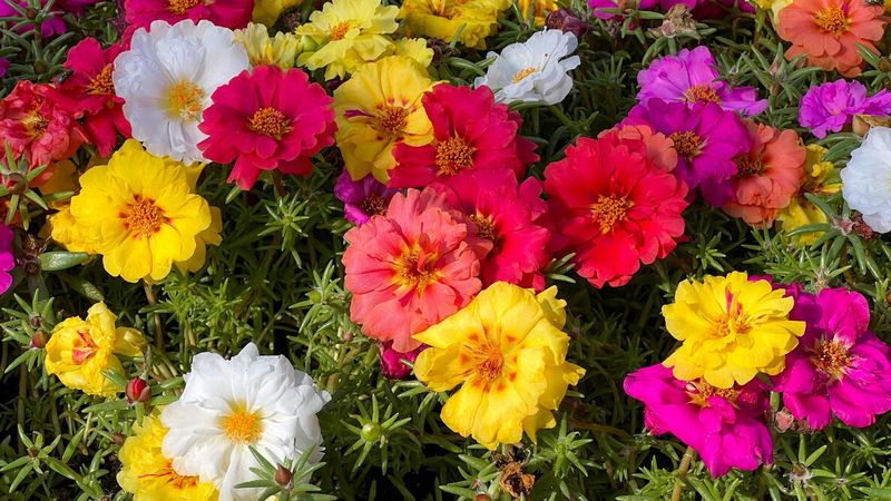 The ten o’clock flower is really a moss rose