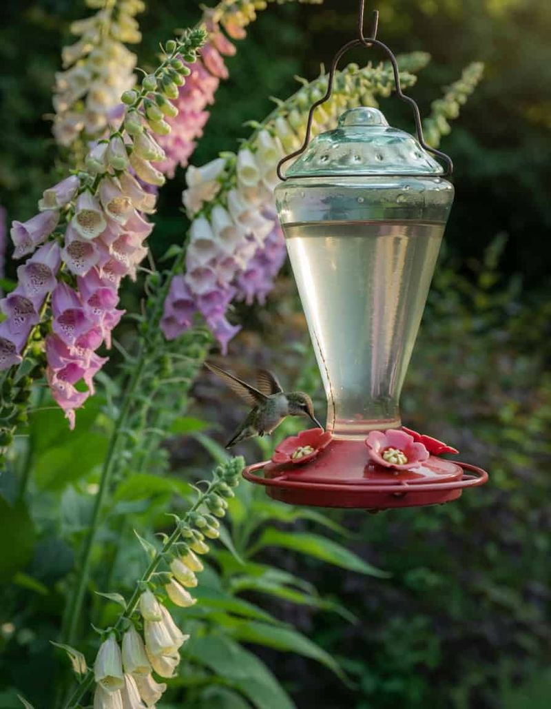 A feeder is only one part of hummingbird habitat