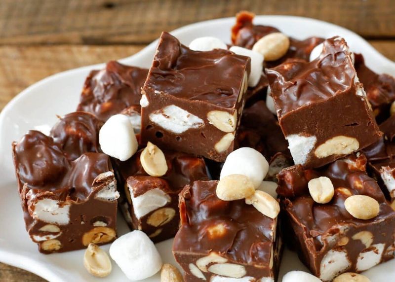 Homemade Marshmallow Rocky Road