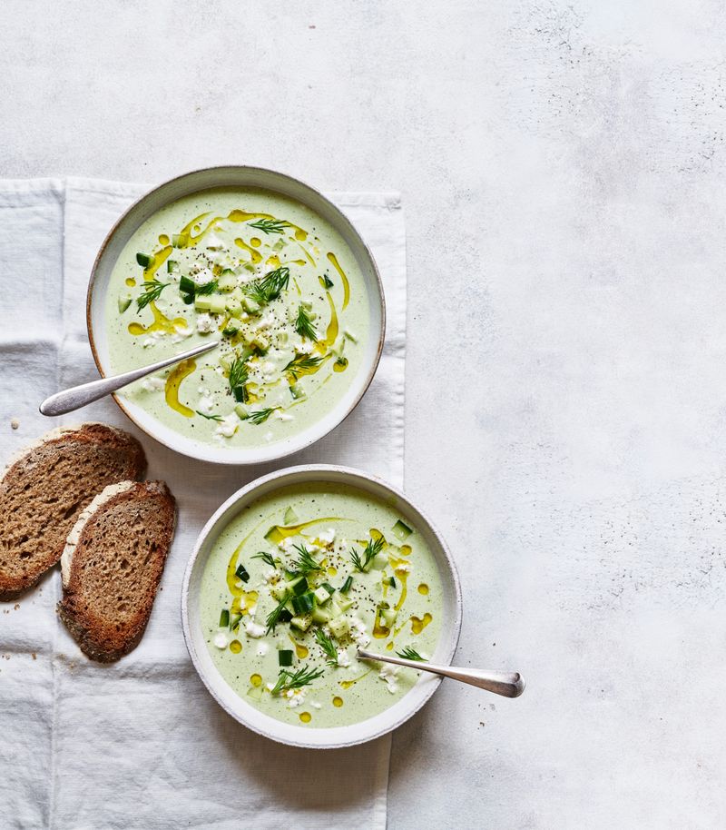 Dill and Cucumber Cold Soup