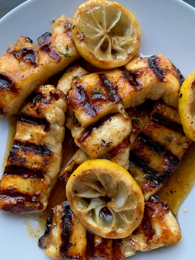 Fried Halloumi With Lemon