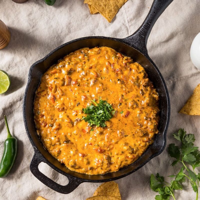 Smoky Beef Queso Dip