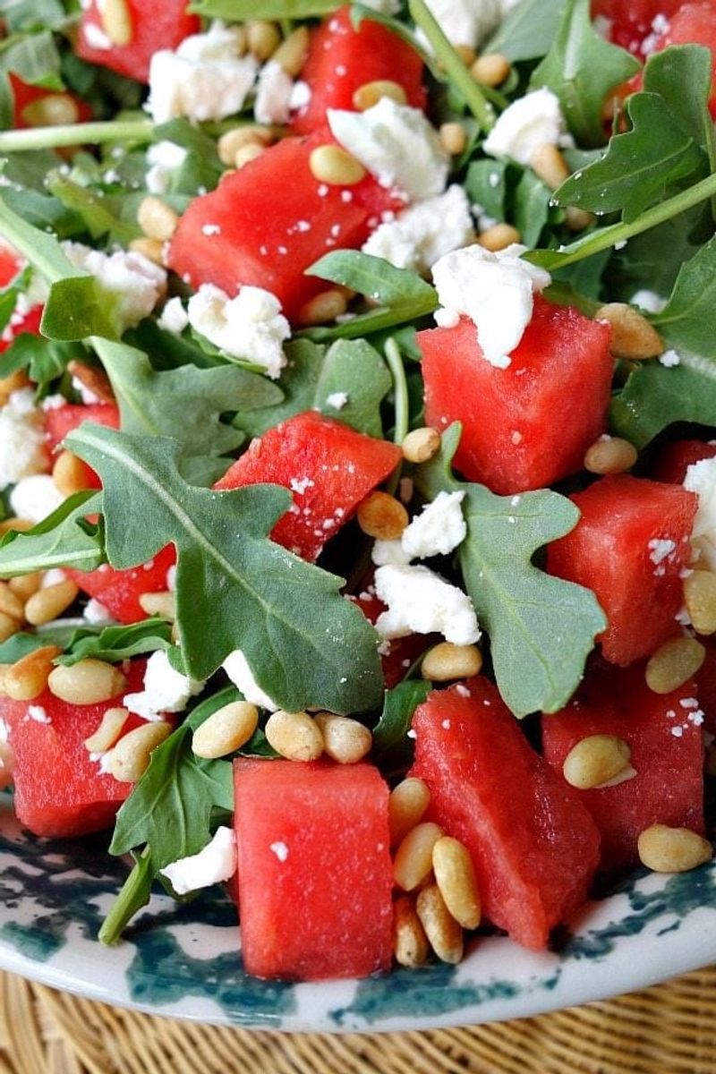 Watermelon and Arugula Salad