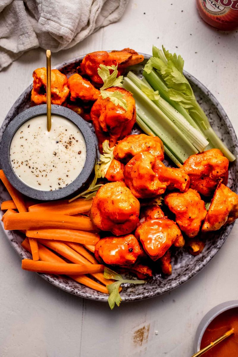 Buffalo Cauliflower Bites
