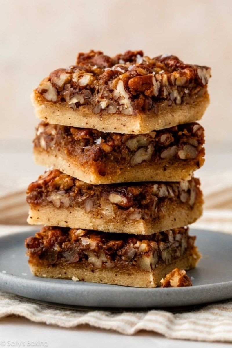 Maple pecan bars