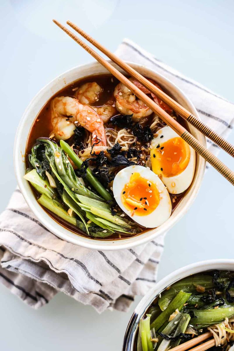 Spicy Shrimp Ramen Bowl