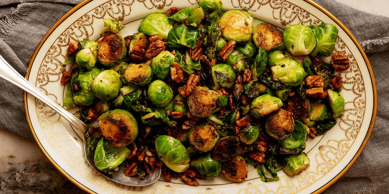 Brussels Sprouts With Toasted Nuts