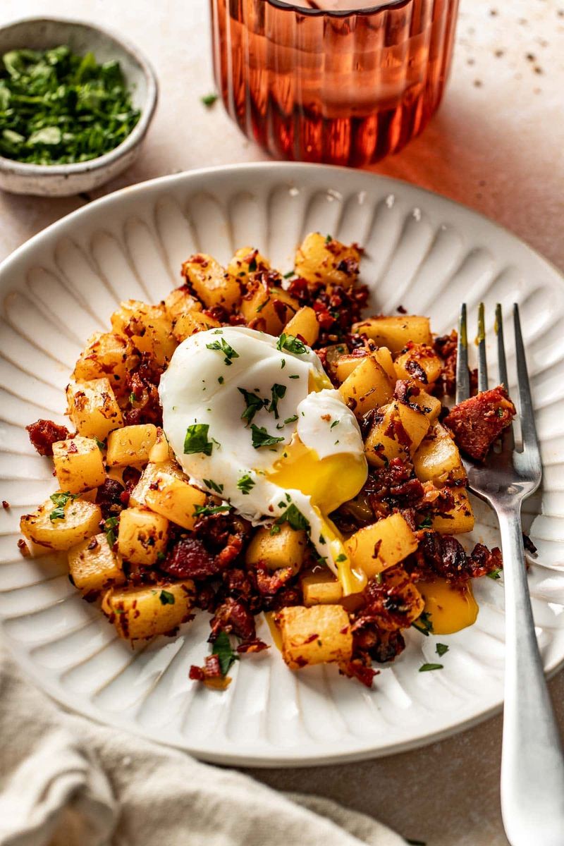 Corned Beef Hash With Crispy Yukon Golds