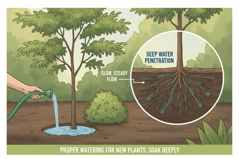 Water Deeply but Not Constantly