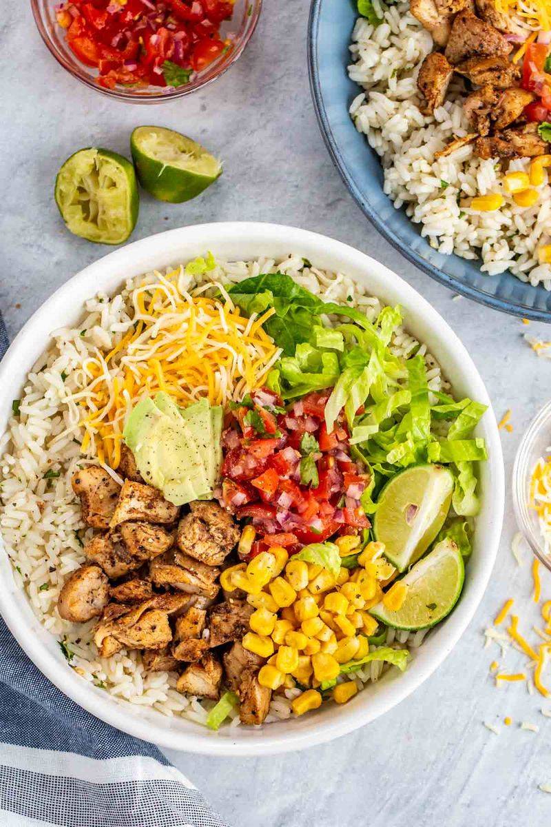 Chipotle Chicken Burrito Bowls