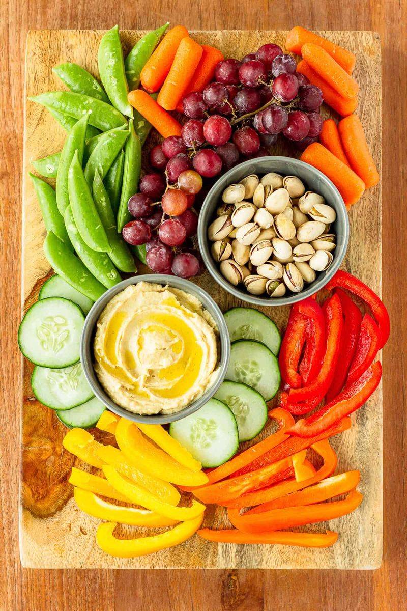 Hummus and Veggies