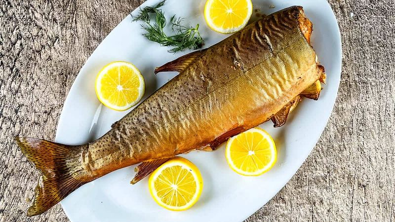 Smoked trout