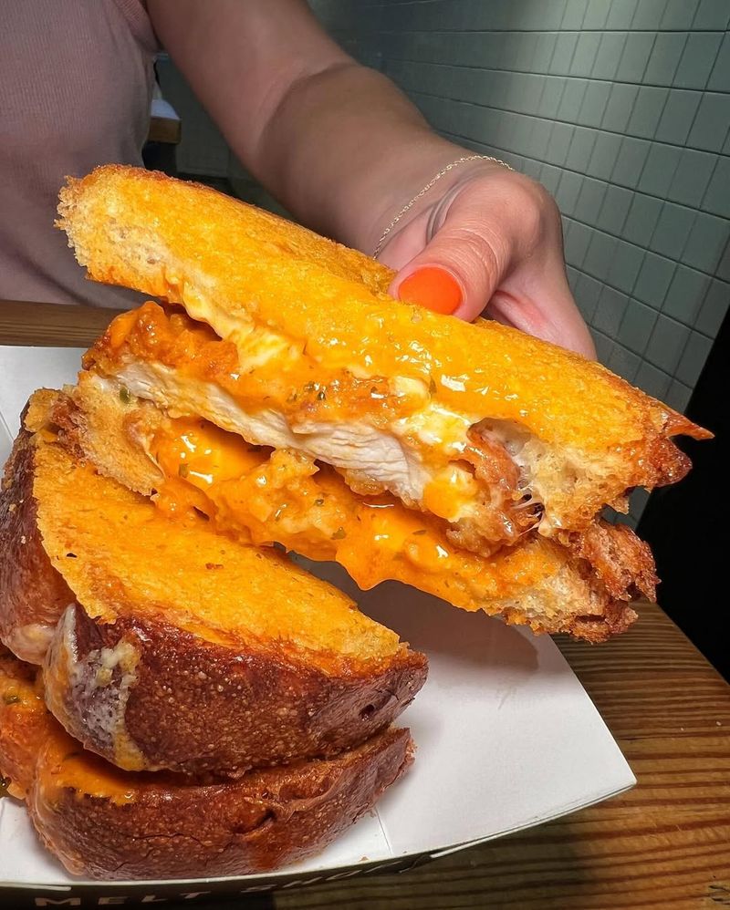 New York – Buffalo Chicken Grilled Cheese