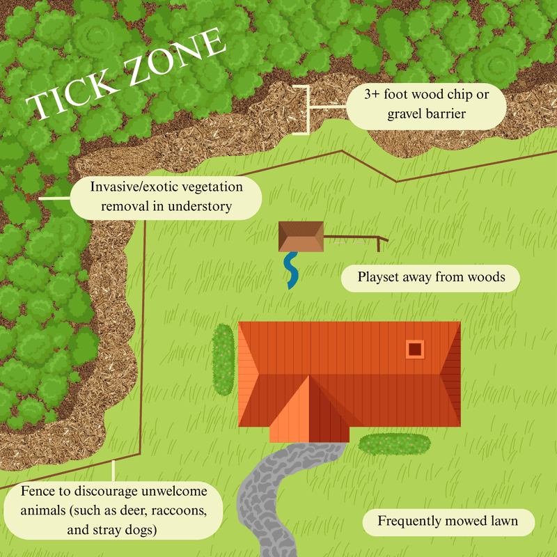 Build the proven tick protections around the planting