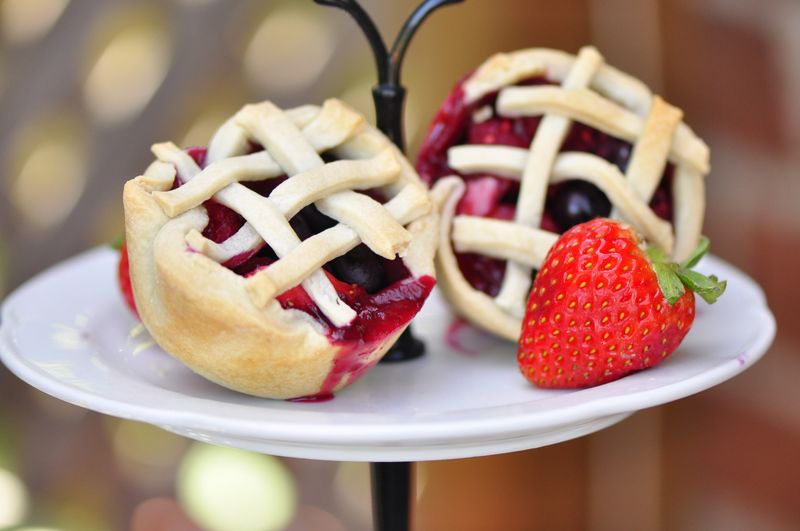 Mixed Berry Mini Pies