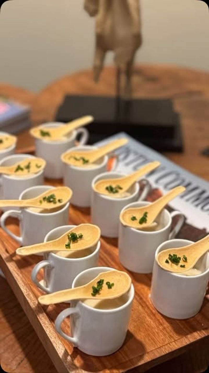 New England clam chowder shooters